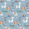 Childrens Fabric Collection- 100% Cotton Prints - Wild Animals Tortoises & Circle Blender Fabrics