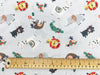 Childrens Fabric Collection- 100% Cotton Prints - Wild Animals Tortoises & Circle Blender Fabrics