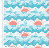 Cotton Fabric - By The Coast Sunset At Sea