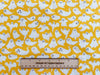 Halloween Fabric - Spooky Ghosts on Orange - Polycotton Prints