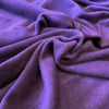 Soft Alpine Fleece Fabric - Purple - Double Faced Sweatshirt Clothing Fabric