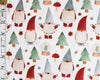 Christmas Fabric - Cute Xmas Gonks - Craft Fabric Material Metre