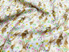 Easter Fabric - Spring Bunnies & Flowers Print