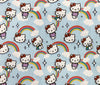 Childrens Fabric ~ Hello Kitty Rainbows Print ~100% Craft Cotton