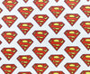 Childrens Fabric ~ Superman Logo on White Background ~100% Craft Cotton