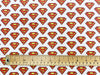 Childrens Fabric ~ Superman Logo on White Background ~100% Craft Cotton