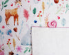 Bubs Fleece Fabric - Digital Print Cute Forest Animals