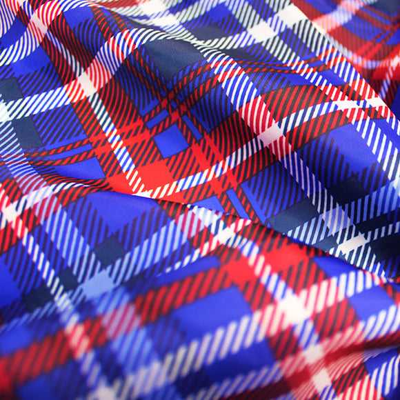 Union Jack Tartan Lining Fabric