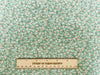 100% Cotton -  Pink Ditsy Daisy on Green - Floral Craft Fabric Material