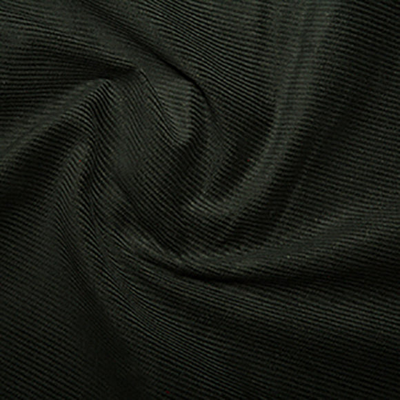 100% Cotton -  Cotton 8 Wale Corduroy -  Fabric Material - Bottle Green