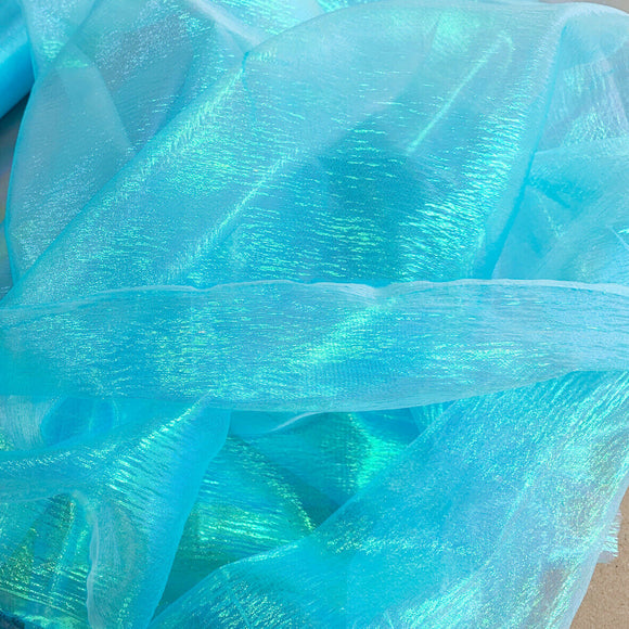 Organza Fabric - Turquoise