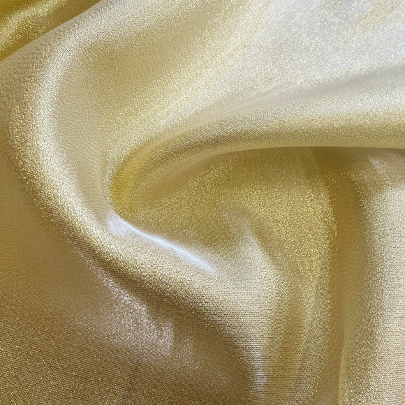 Metallic Organza Fabric - Gold