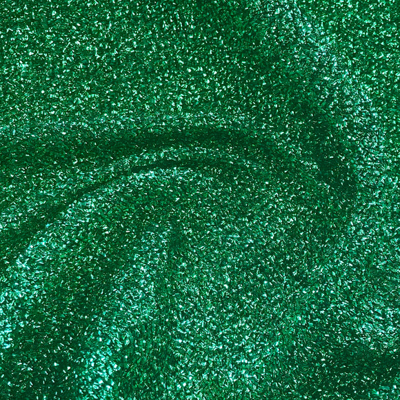 Christmas Carnival Tinsel Fabric - Green
