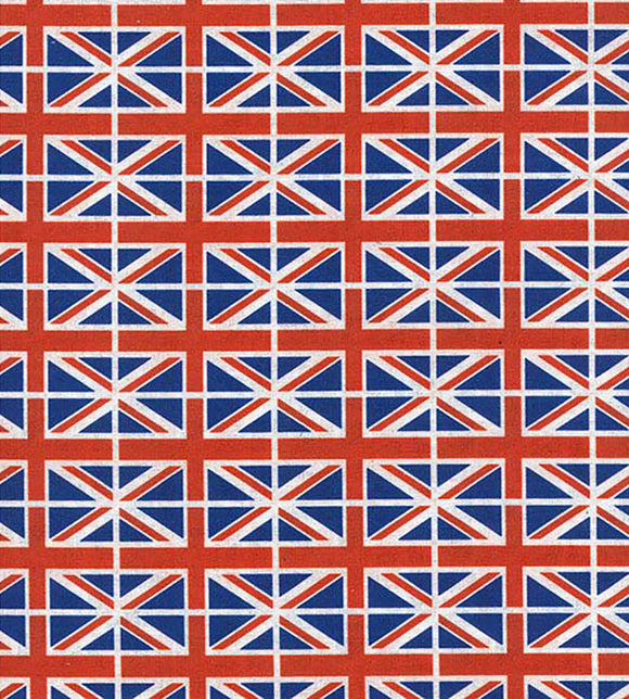 Jubilee Union Jack Flag Fabric - 100% Cotton