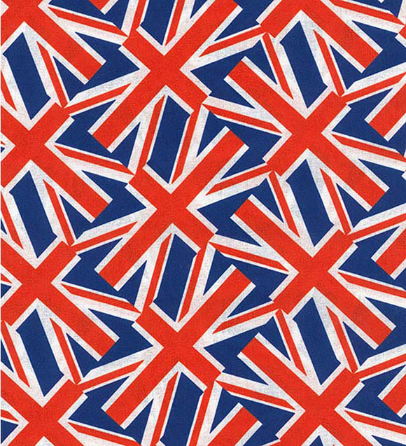 Jubilee Large Union Jack Flag Fabric - 100% Cotton