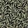 William Morris Fabric - Willow Bough - Ebony Black - Cotton Fabric