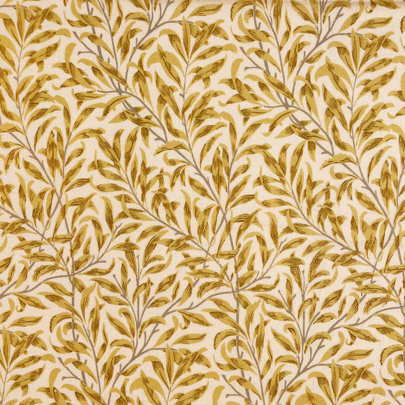 William Morris Fabric - Willow Bough - Ochre - Cotton Fabric