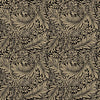 William Morris Fabric - Larkspur - Ebony Black - Cotton Fabric