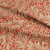 William Morris Fabric - Larkspur - Crimson Red - Cotton Fabric