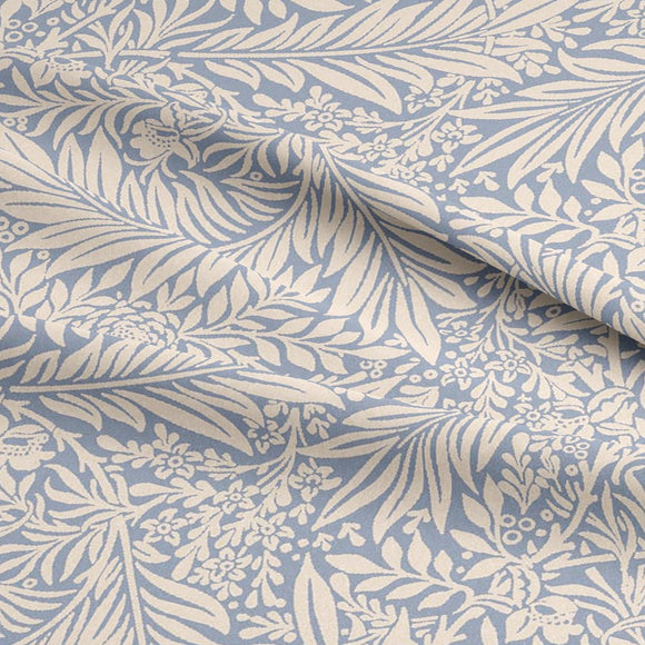 William Morris Fabric - Larkspur - Azure Blue - Cotton Fabric
