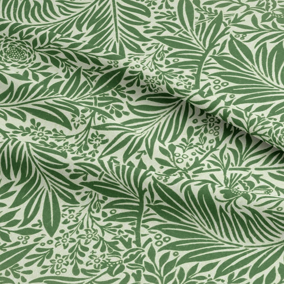 William Morris Fabric - Larkspur - Sage Green - Cotton Fabric