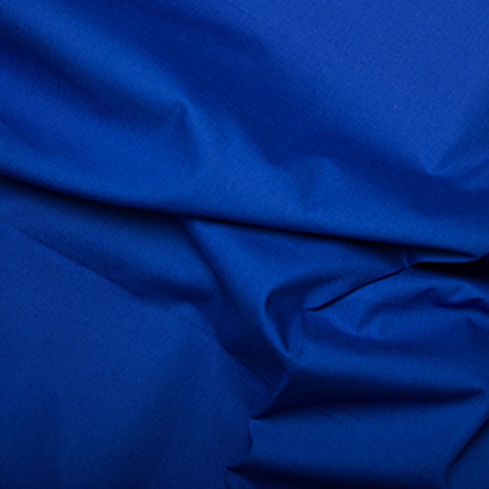 100% Cotton Poplin Fabric - Plain ROYAL BLUE - Craft Fabric Material