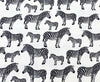 Childrens Fabric - Black & White Zebra Print - 100% Cotton Poplin Prints