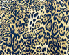 100% Cotton Poplin Fabric - Leopard Animal Print - Craft Fabric Material