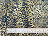 100% Cotton Poplin Fabric - Leopard Animal Print - Craft Fabric Material