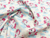 Childrens Fabric - Cute Unicorns on Ivory - 100% Cotton Poplin Prints