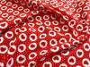 100% Cotton Poplin - Red Love Hearts on Red (CP0883RED)