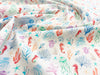 Childrens Fabrics ~ Ocean Seahorse Jellyfish Coral Starfish Print  ~ 100% Craft Cotton Prints