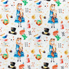 100% Cotton - Children's Fabric- Alice In Wonderland - Cheshire Cat -60" wide