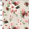 Cotton Canvas Fabric - Pretty Pink Floral Print