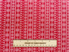 Christmas Fabric - Scandi Snowflakes on Red - 100% Cotton Fabric