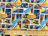 Childrens Fabric ~ Justice League Defenders of Earth Print ~100% Craft Cotton