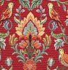 Upholstery Fabric - New World Tapestry - William Morris Bird and Floral - Red