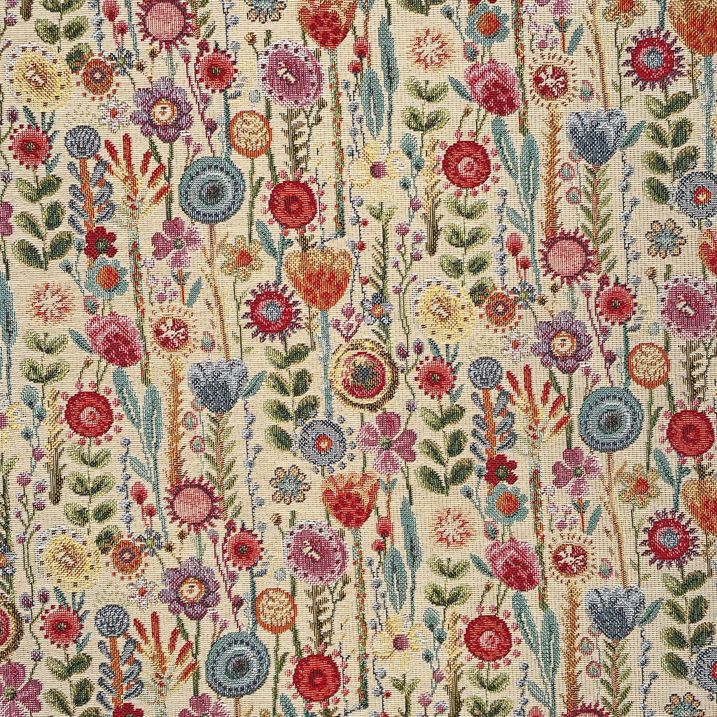 Upholstery Fabric - New World Tapestry - Kew Gardens - Beautiful Floral Fabric
