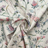 Upholstery Fabric - Cotton Rich Linen Look Canvas Material - Isola Heather Floral