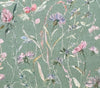 Upholstery Fabric - Cotton Rich Linen Look Canvas Material - Isola Sage Green Floral