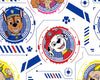 Childrens Fabric ~ Paw Patrol - Dog Faces on White Background ~100% Craft Cotton