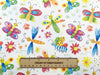 Rose & Hubble Digital Cotton Prints - Cute Garden Bugs Print