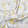 Easter Fabric - Cute Baby Animals & Spring Floral - Cotton Craft Fabric Material