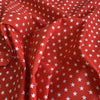 Red & White Star Print ~ Polycotton Craft Fabric (TC0008)