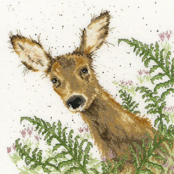 Bothy Threads Cross Stitch Kit - Doe a Deer - Wrendale Designs by Hannah Dale