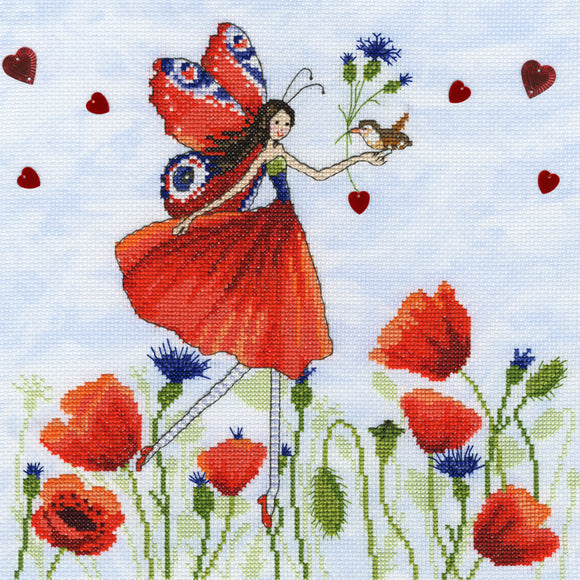 Bothy Threads Cross Stitch Kit - Summer Meadow - by Mila Marquis - Poppy & Fairy Design