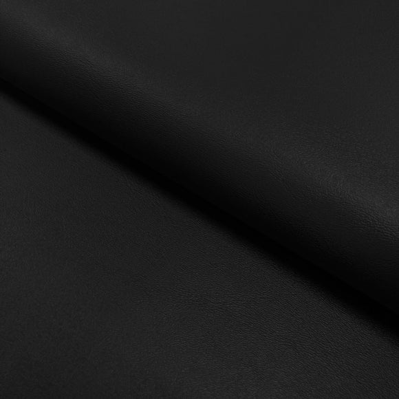 Upholstery Fabric - Navada Faux Leather - Black