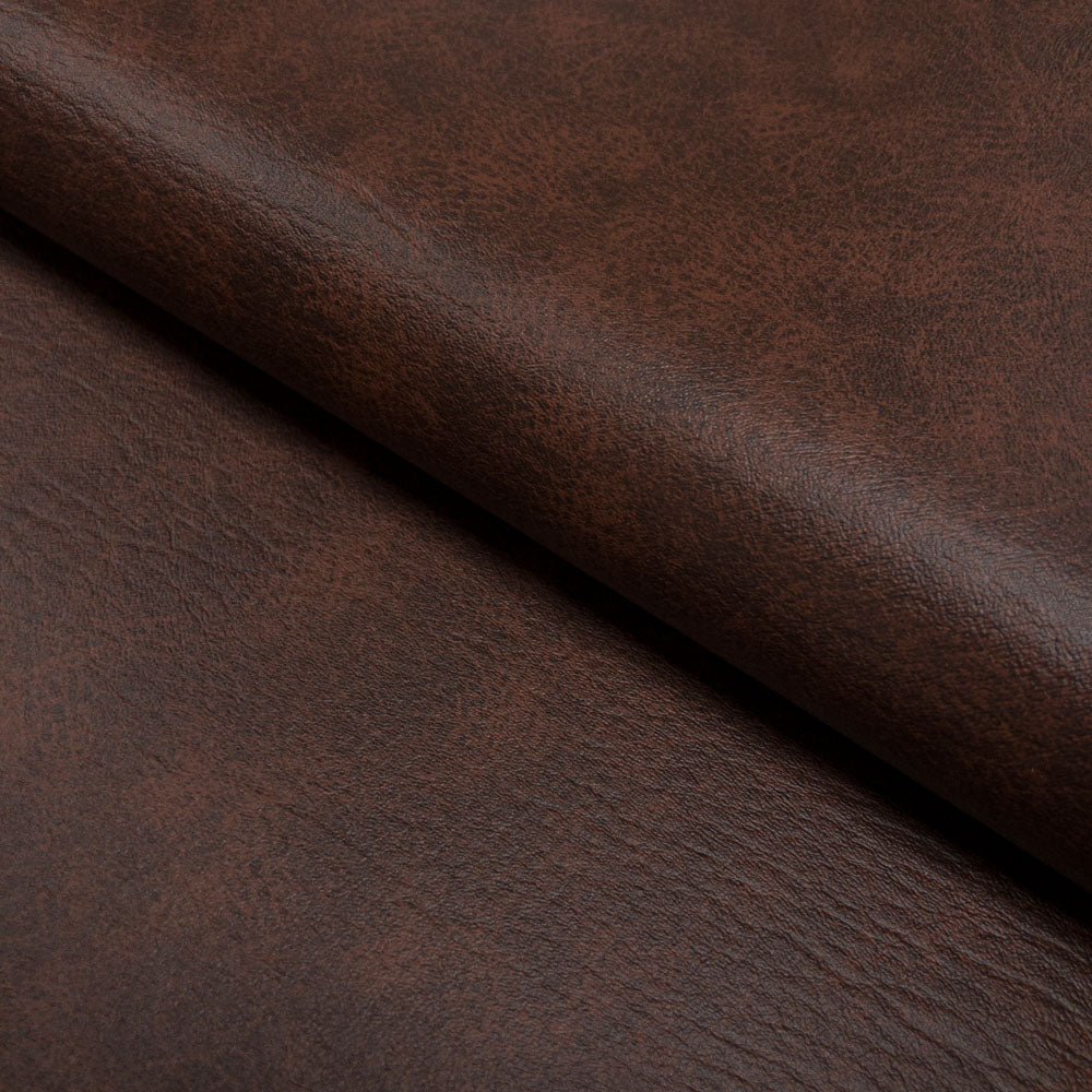 Dark brown leather on sale upholstery fabric