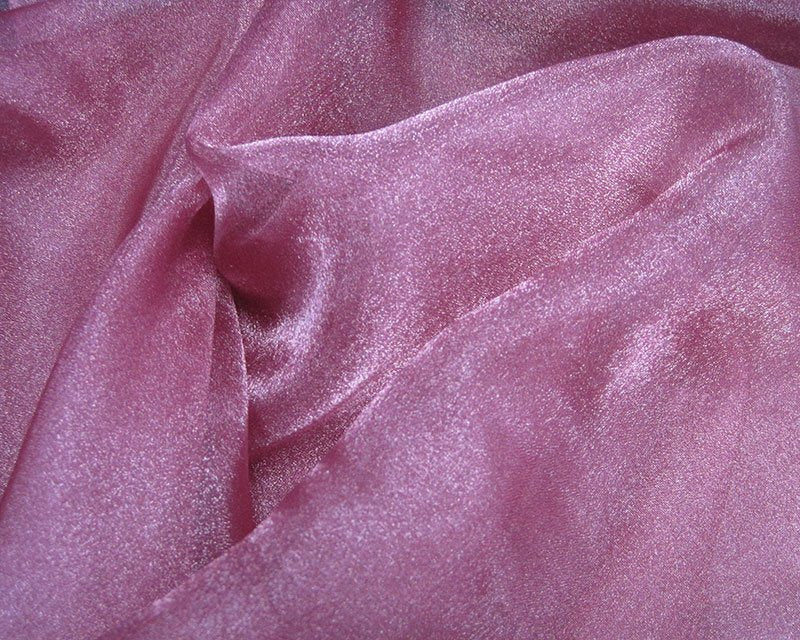 Snow Organza Fabric - Wine