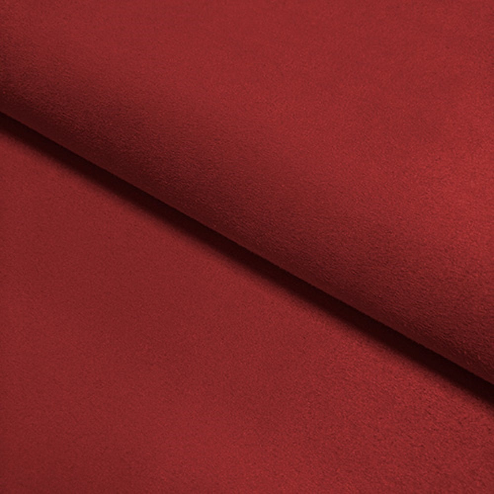 Upholstery Fabric - Luxury Faux Suede - Red